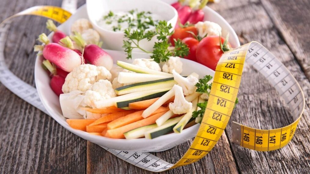 غذاء الحمية لانقاص الوزن